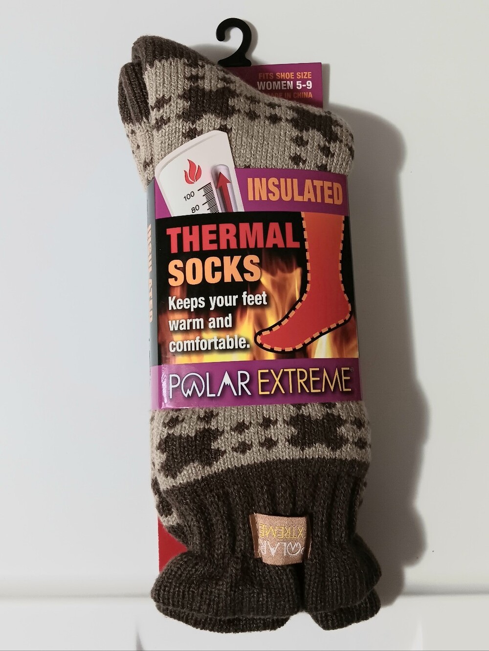 NEW Polar Extreme Thermal Socks Women's Fits Shoe Size 5-9 Warm Cozy